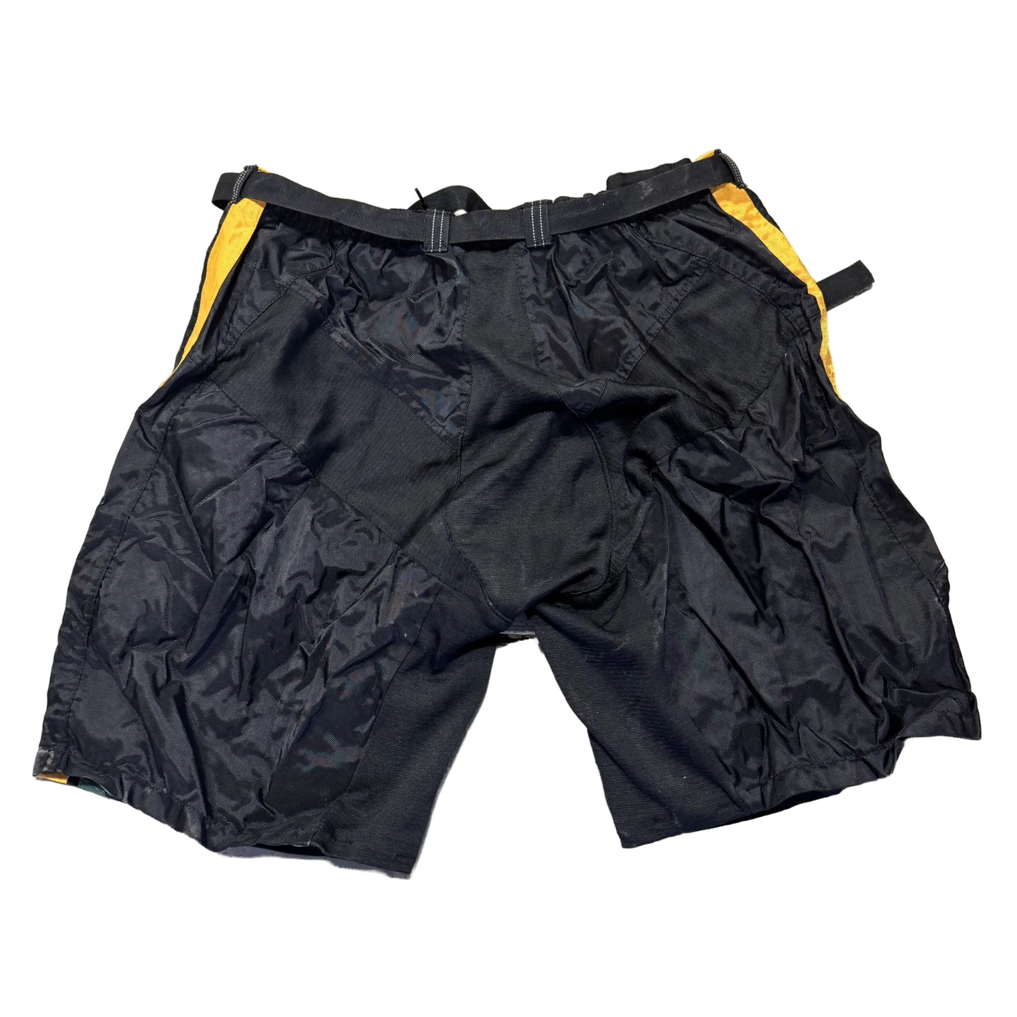 Bauer - Pantalon NCAA d'occasion (noir/jaune/vert)